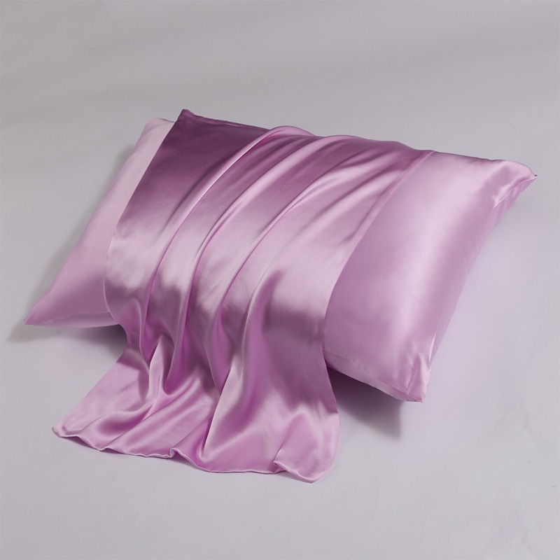 Mulberry silk pillowcase in Pink